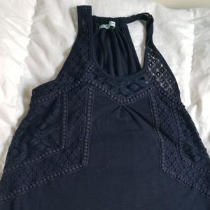 Cute navy blue tank top